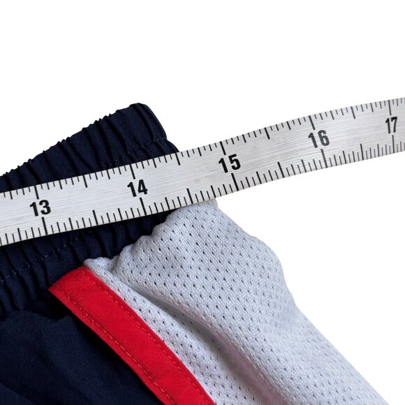 Under Armour Navy Shorts with Red & White Details - Size Medium (?) - Picture 4 of 8
